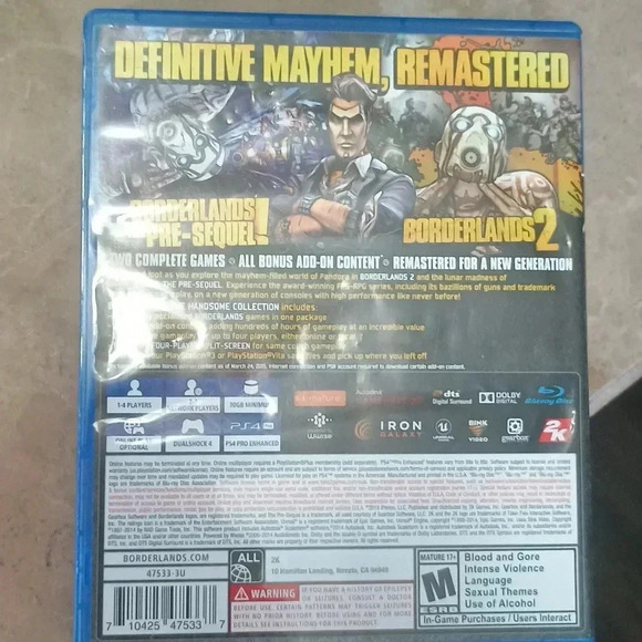 Borderlands The Handsome Collection PS4 PlayStation 4 - - Picture 2 of 5
